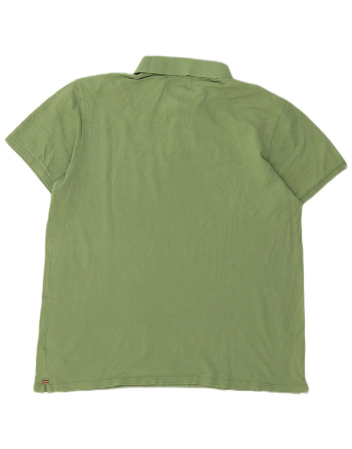 Męska koszulka polo Woolrich XL, zielona bawełna