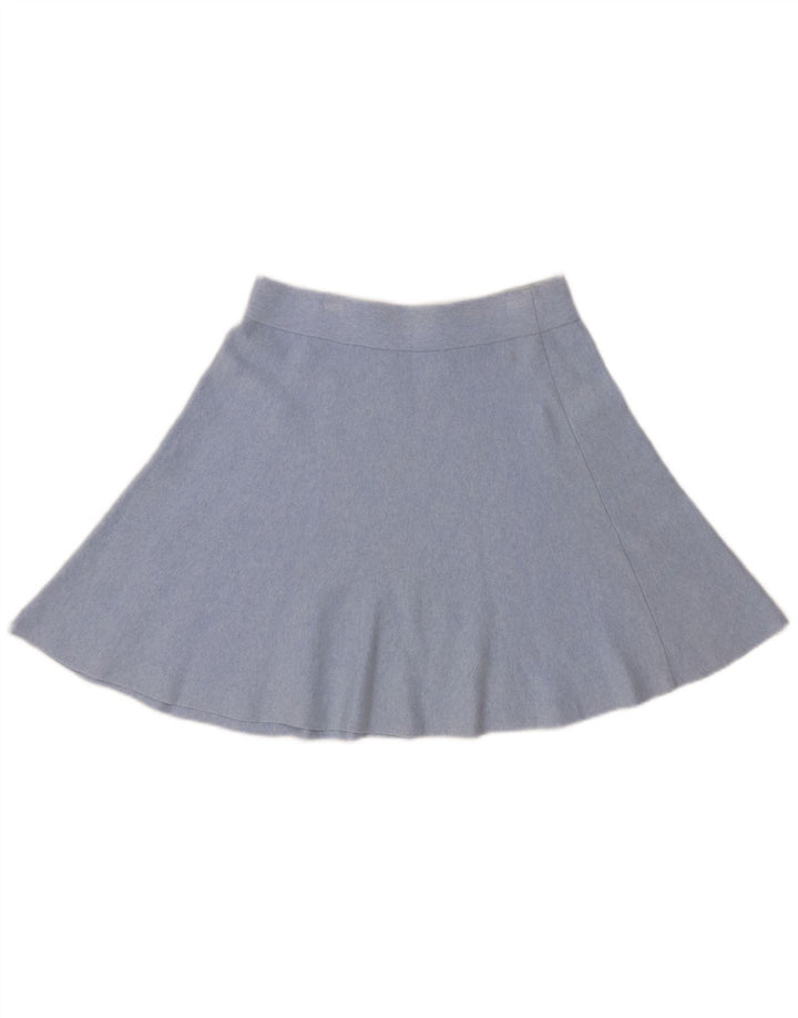 FRENCH CONNECTION Womens Flared Skirt Medium W30  Blue Cotton