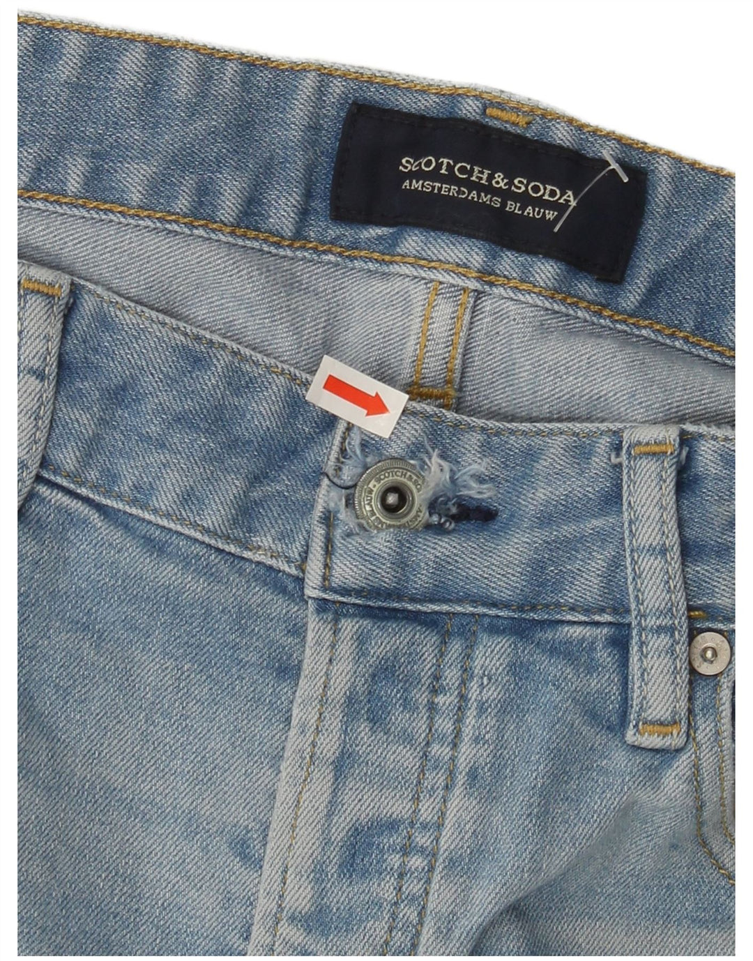 Męskie jeansy SCOTCH & SODA Ralston Slim W31 L32 Niebieskie
