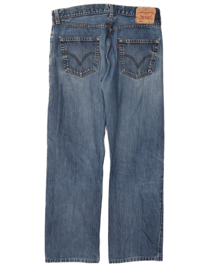 Męskie dżinsy Levi's 501 Straight W34 L30 Niebieskie