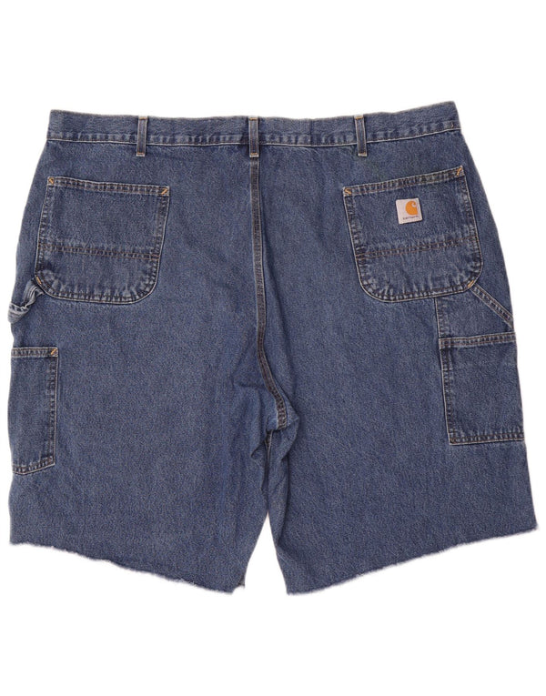 Męskie szorty Carhartt o luźnym kroju W46 3XL, niebieskie, bawełniane