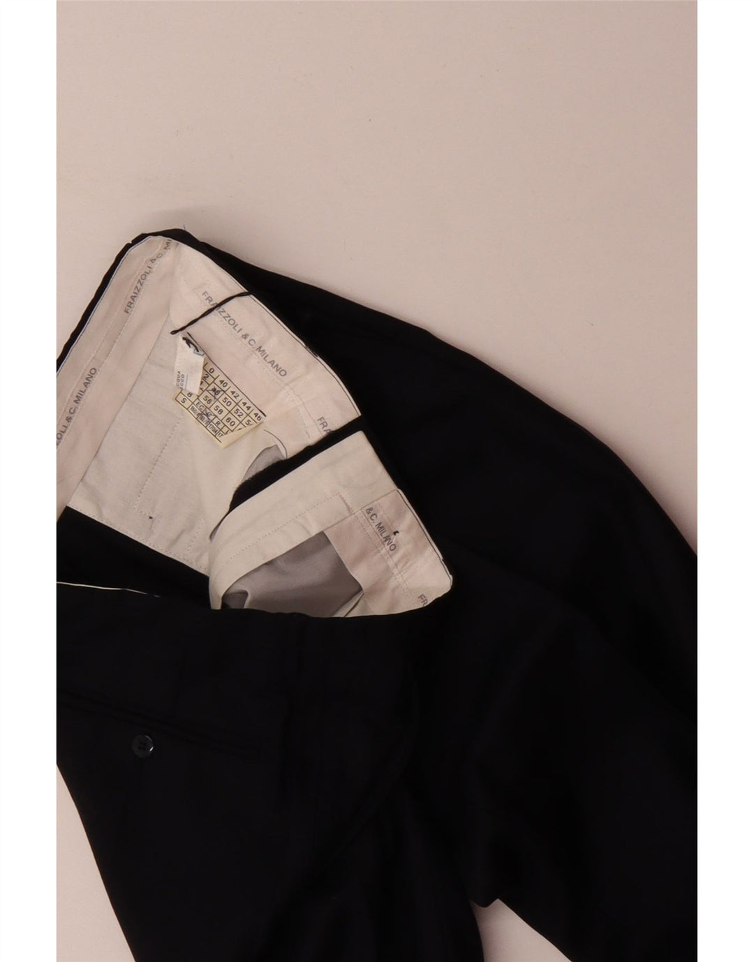 Spodnie garniturowe męskie FRAIZZOLI IT 48 Medium W32 L29 granatowe