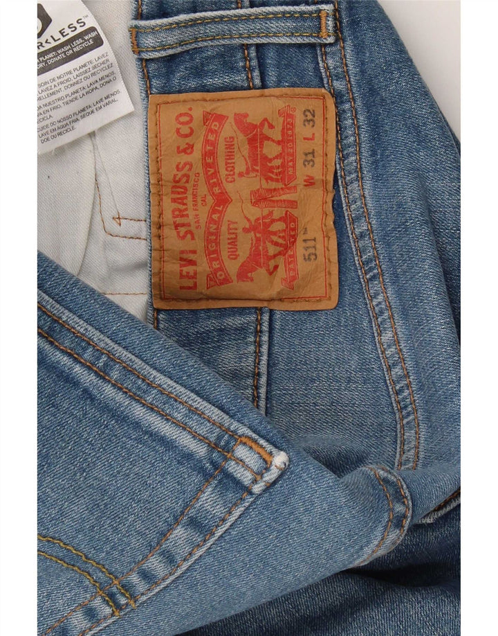 Męskie jeansy Levi's 511 Slim W31 L26 Niebieskie