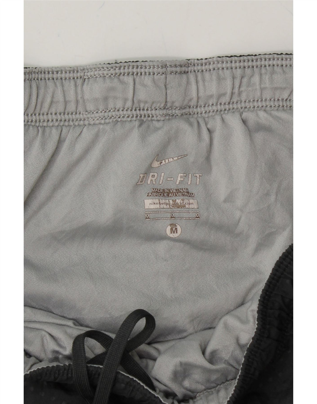 NIKE Womens Dri Fit Sport Shorts UK 12 Medium  Black Polka Dot Vintage Nike and Second-Hand Nike from Messina Hembry 