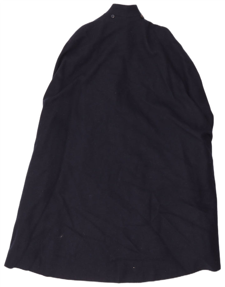 Vintage damski płaszcz Capelet IT 42 średni granatowy