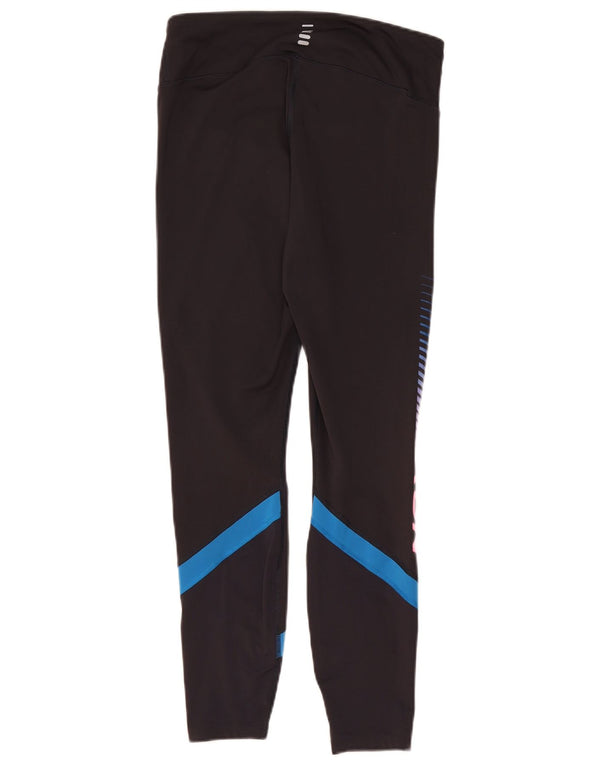 Damskie legginsy Under Armour Graphic UK 14, duże, czarne, z blokami kolorów
