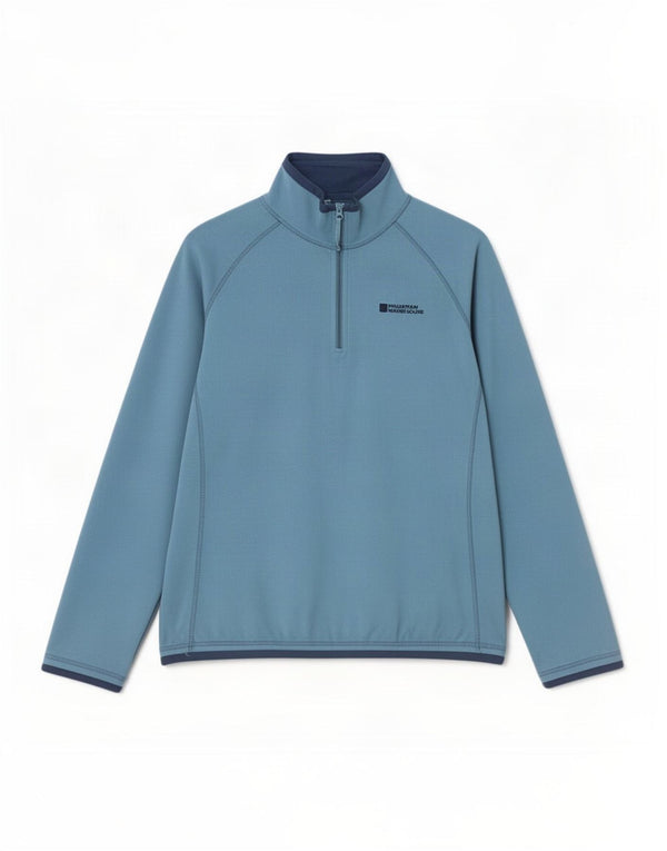 Damski sweter polarowy Mountain Warehouse z zamkiem błyskawicznym, UK 16, duży, niebieski poliester