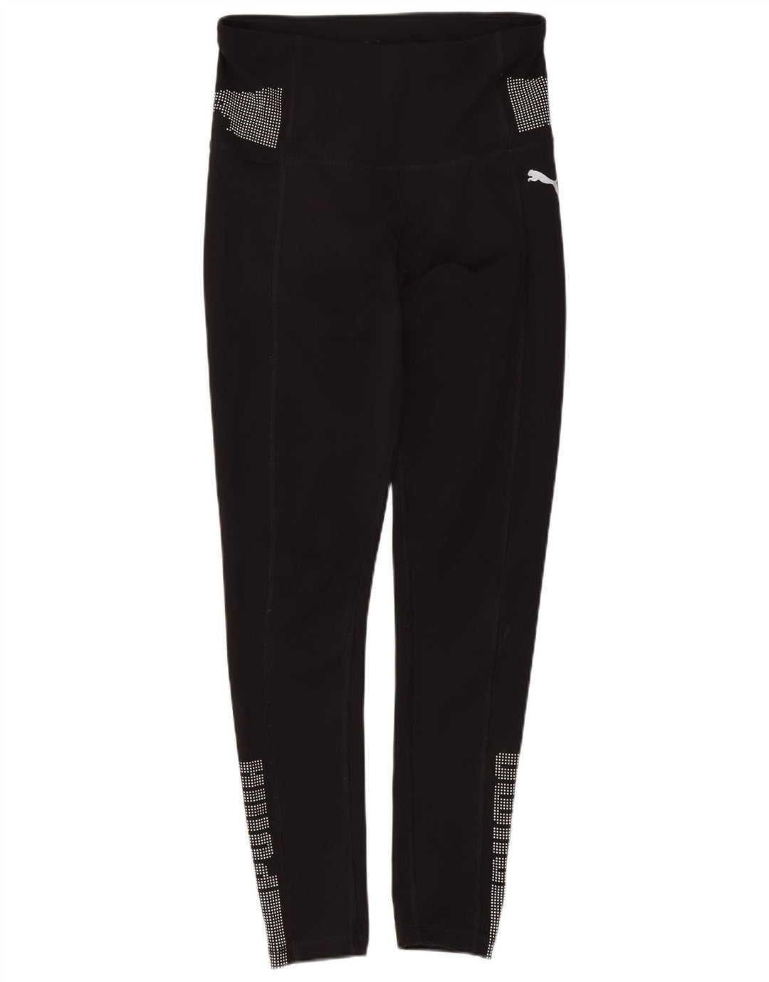 Damskie legginsy Puma Graphic UK 6 XS, poliester w czarne cętki