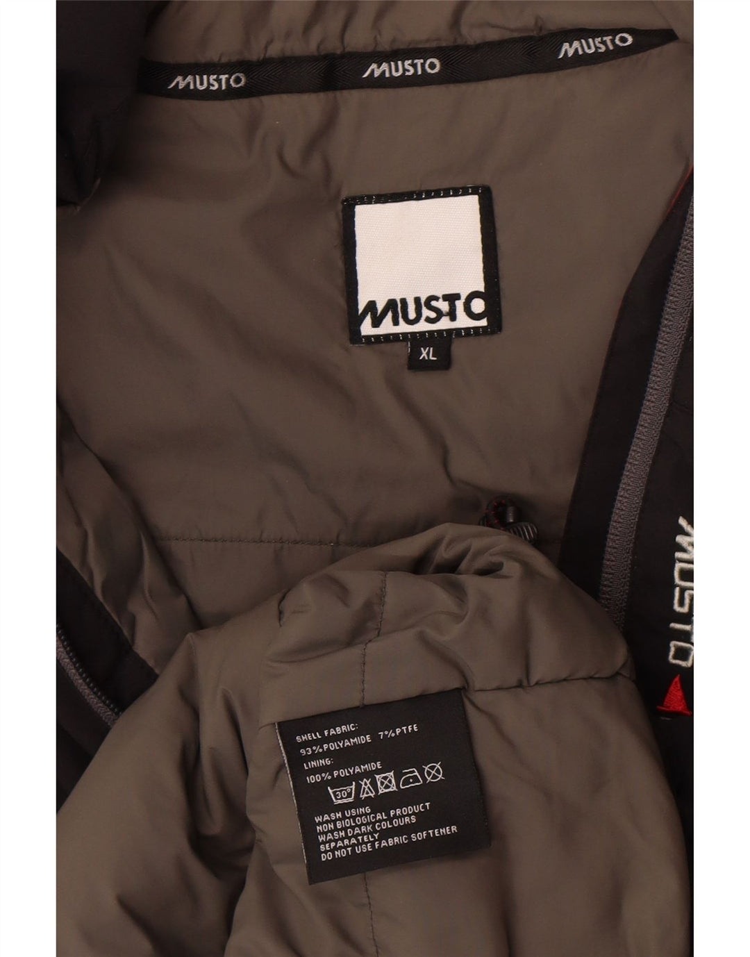 Męska wyściełana kamizelka Musto UK 42 XL, czarna, poliamid