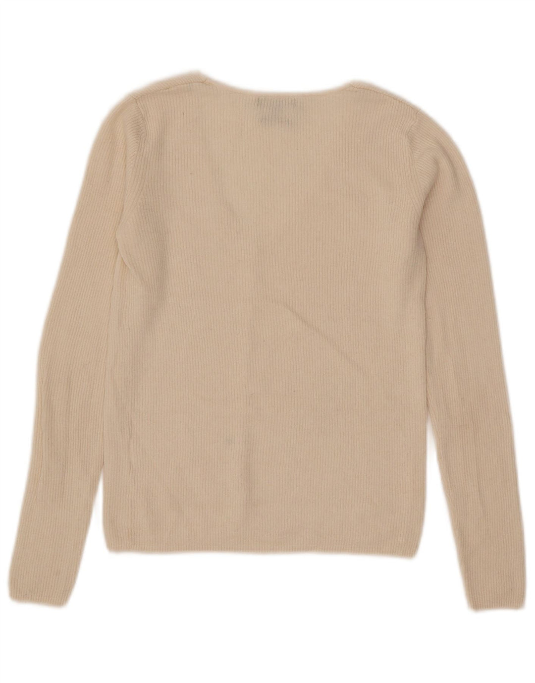 Sweter damski Massimo Dutti Crop Cardigan UK 8, mały, w kolorze złamanej bieli