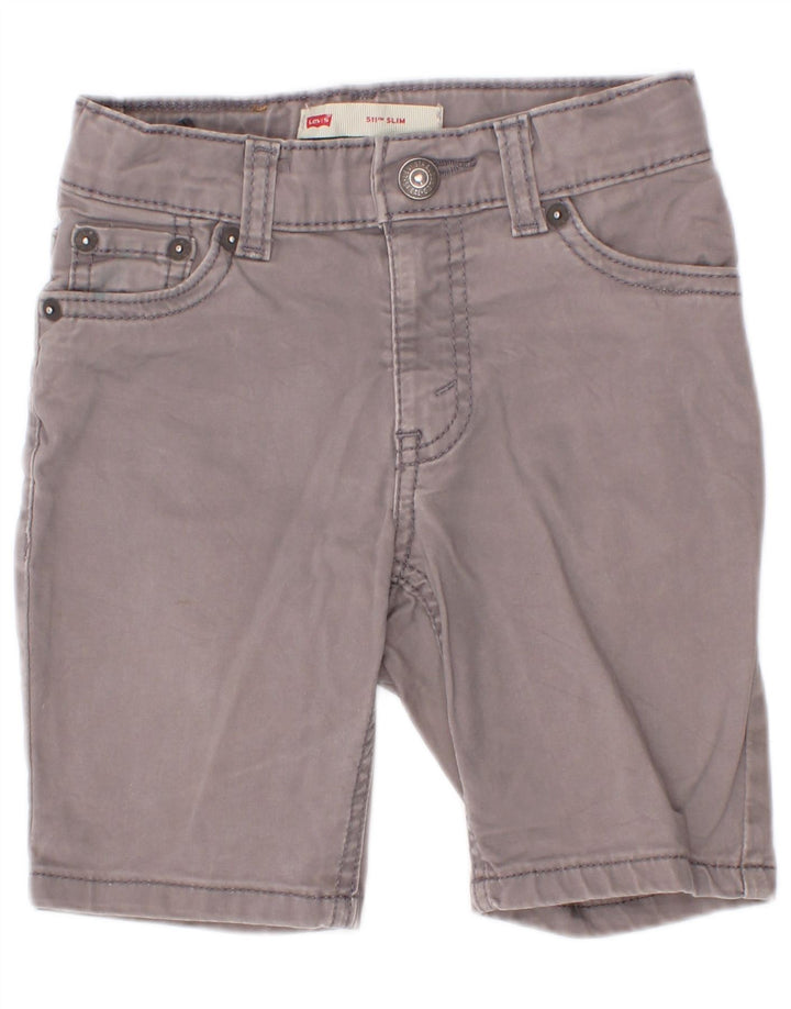 Szorty chłopięce Levi's 511 Slim Casual 6-7 lat W20 Szara bawełna