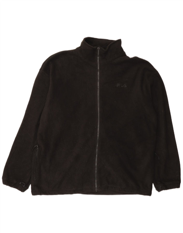 Męska kurtka polarowa Fila Liner UK 44 2XL Czarny poliester