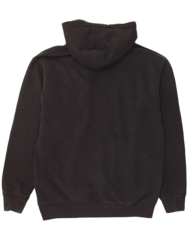Męski sweter z kapturem Zara, mały, czarny, bawełniany
