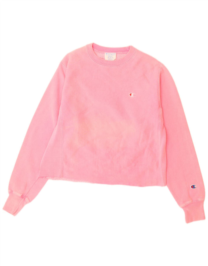 Damski sweter oversize Champion Reverse Weave UK 10 Small Pink