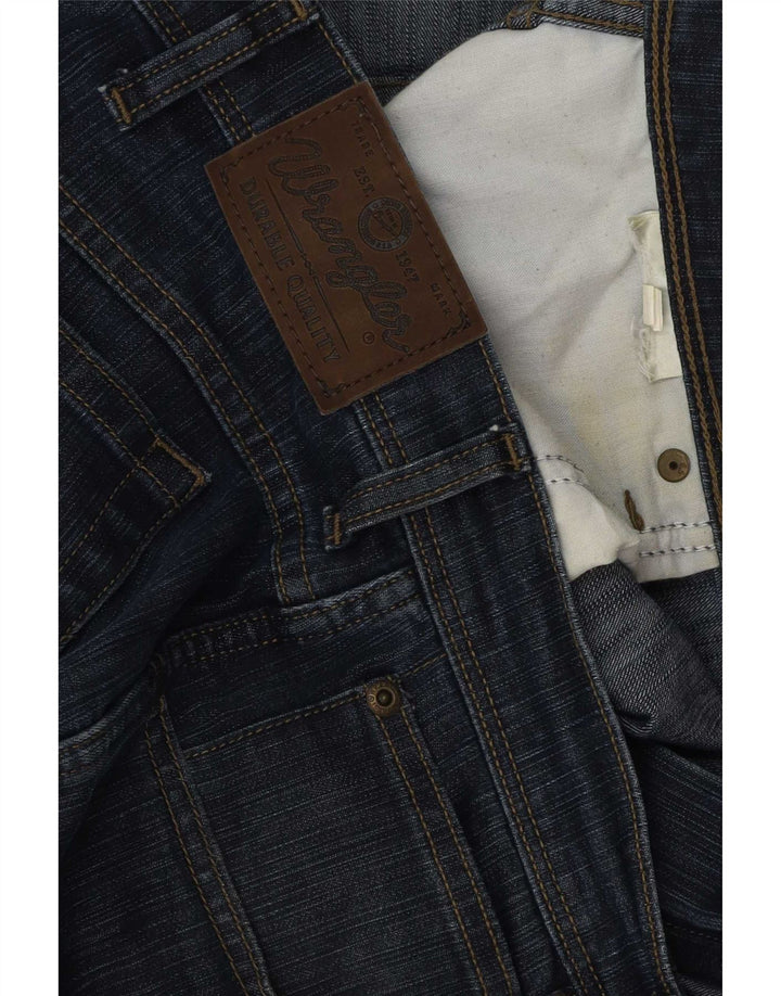 Męskie proste dżinsy Wrangler W42 L32 niebieskie