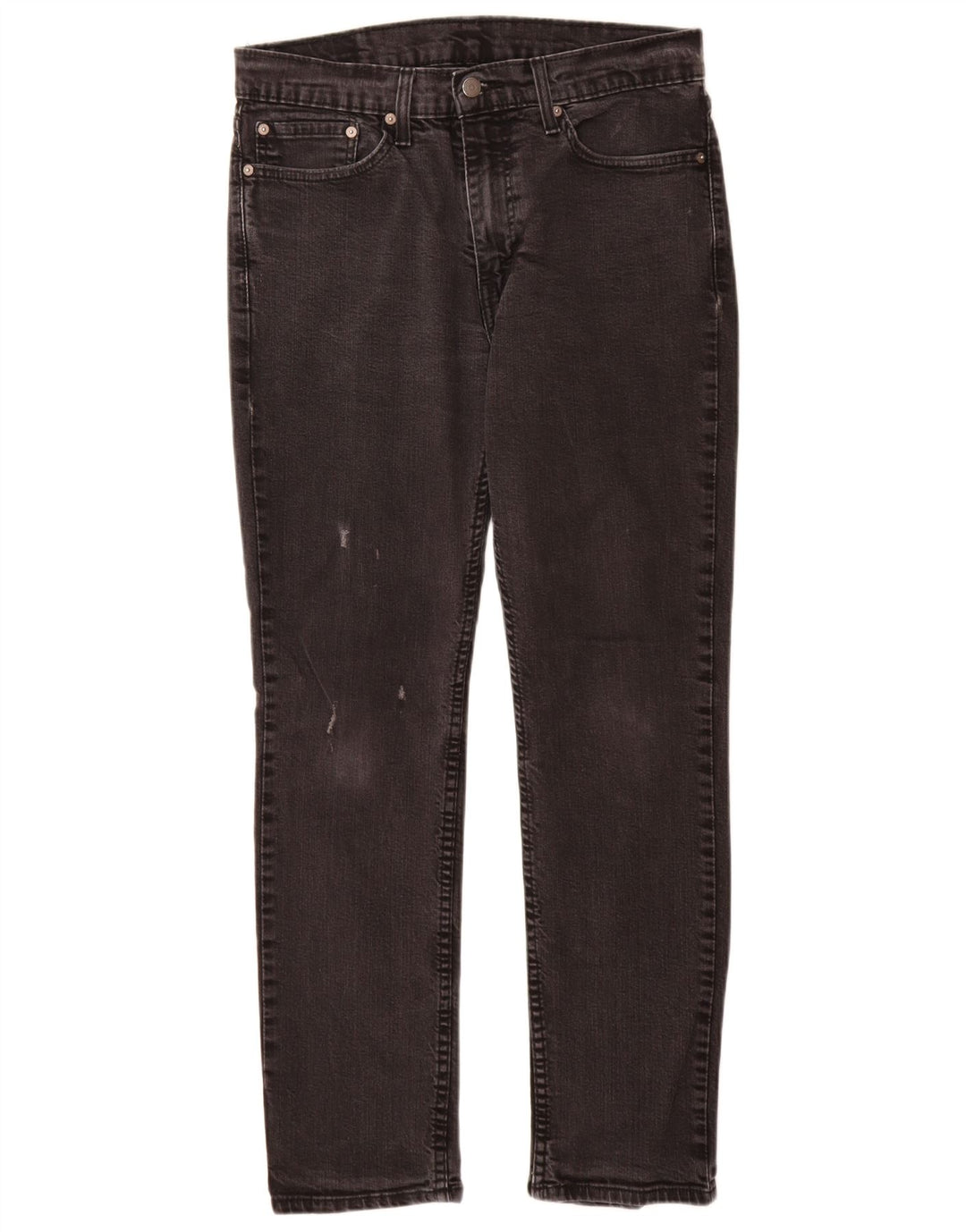Męskie jeansy Levi's 511 w trudnej sytuacji W34 L32 Czarna bawełna