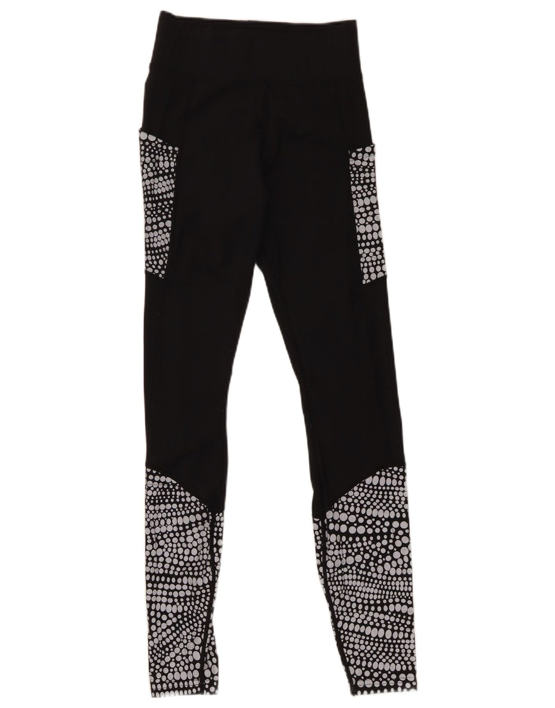 Damskie legginsy Mountain Warehouse UK 6 XS, poliamid w czarne cętki
