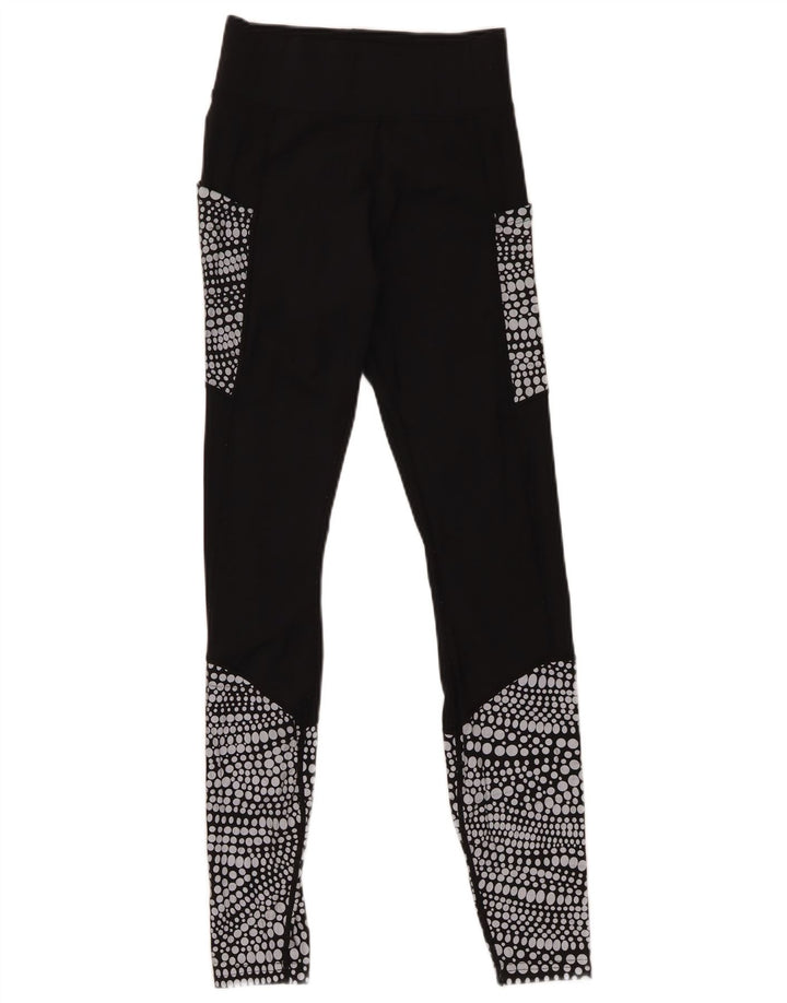 Damskie legginsy Mountain Warehouse UK 6 XS, poliamid w czarne cętki