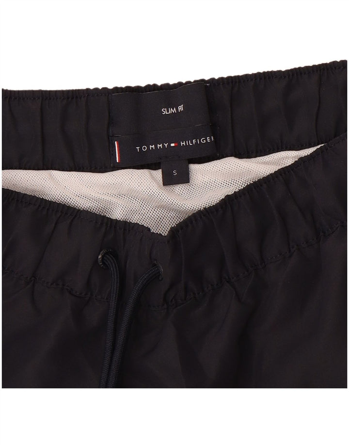 Męskie spodenki kąpielowe Tommy Hilfiger Graphic, małe, granatowe