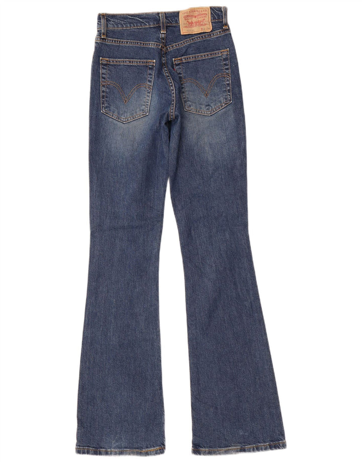 Damskie jeansy Bootcut LEVI'S 525 W26 L34 Niebieska bawełna