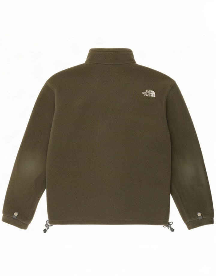 Męska kurtka polarowa The North Face z podszewką UK 36, mała, khaki, poliester