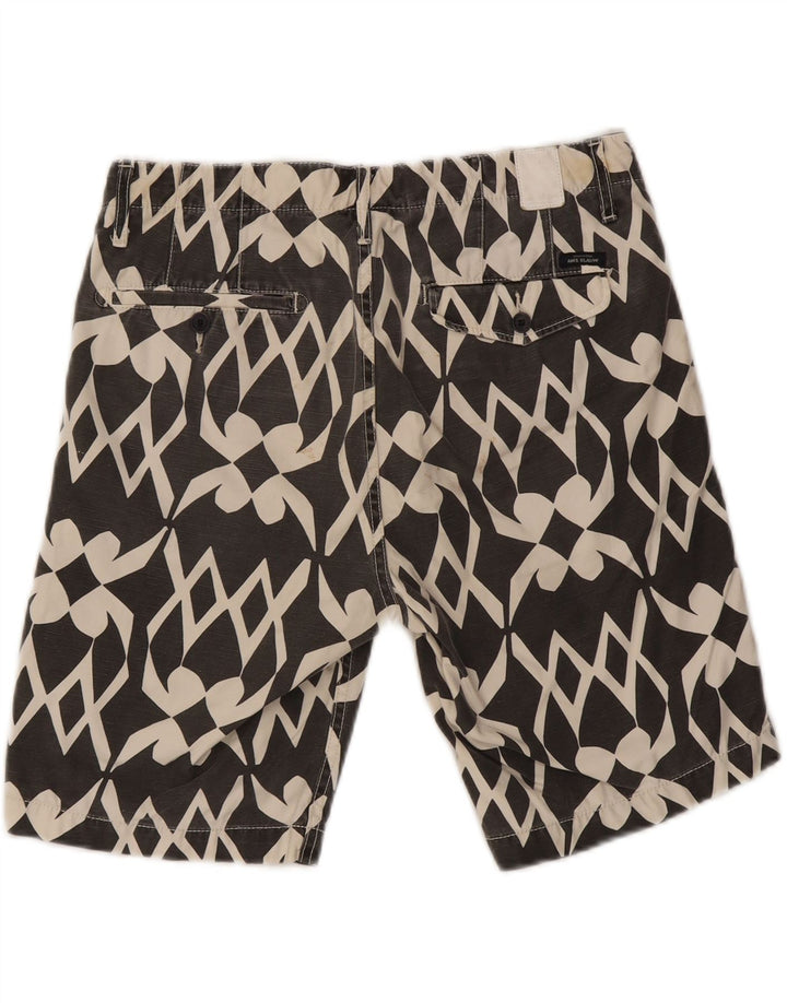 Męskie spodenki Chino Scotch & Soda W30 Średnioszary, geometryczny, bawełniany