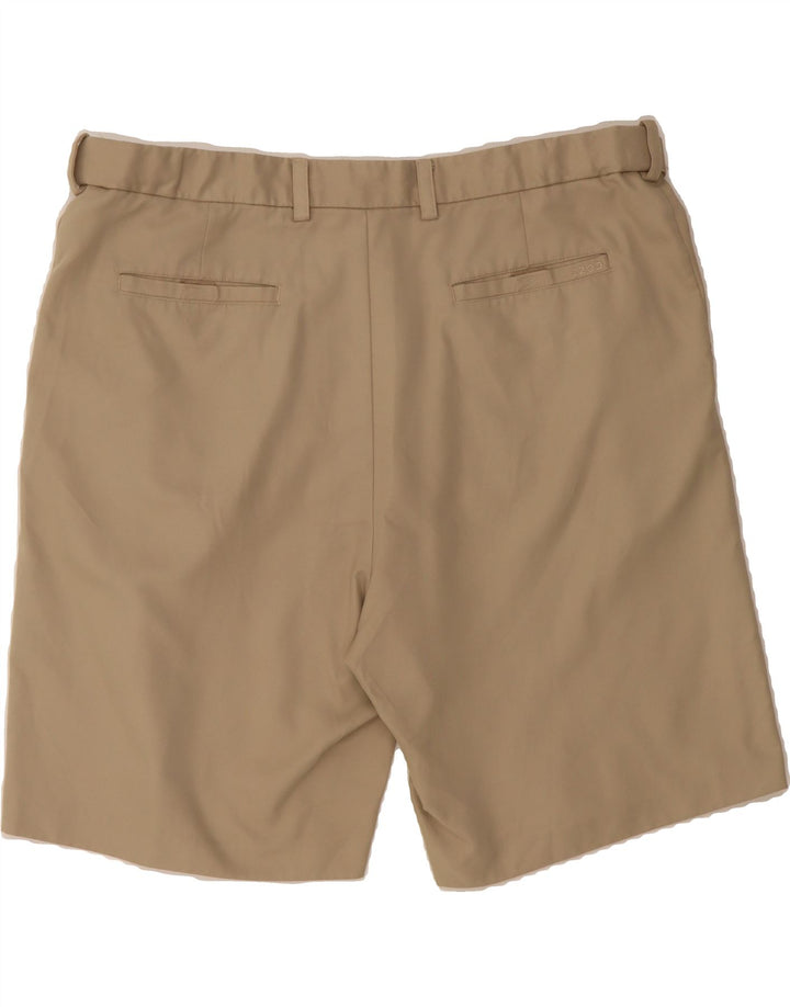 IZOD Mens Chino Shorts W40 XL Beige Polyester Vintage Izod and Second-Hand Izod from Messina Hembry 