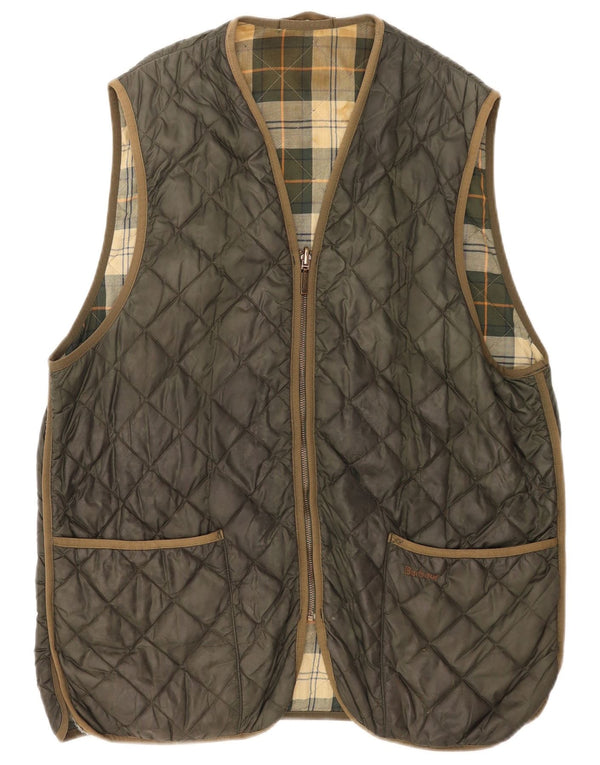 Męska pikowana kamizelka Barbour UK 44 Large Khaki