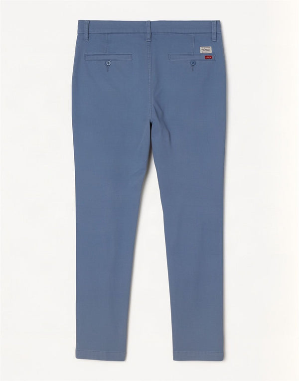 Męskie wąskie zwężane spodnie Chino Levi's W33 L32 Niebieska bawełna