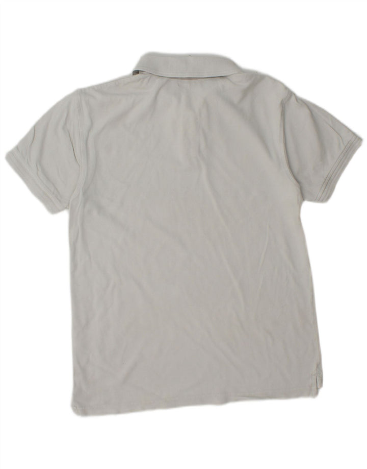 Męska koszulka polo LEVI'S, mała, biała, bawełniana w bloki kolorów