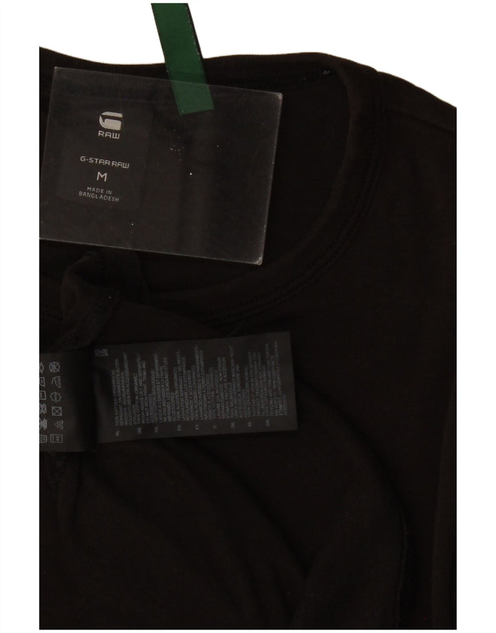 T-shirt męski G-STAR, średni czarny, bawełniany
