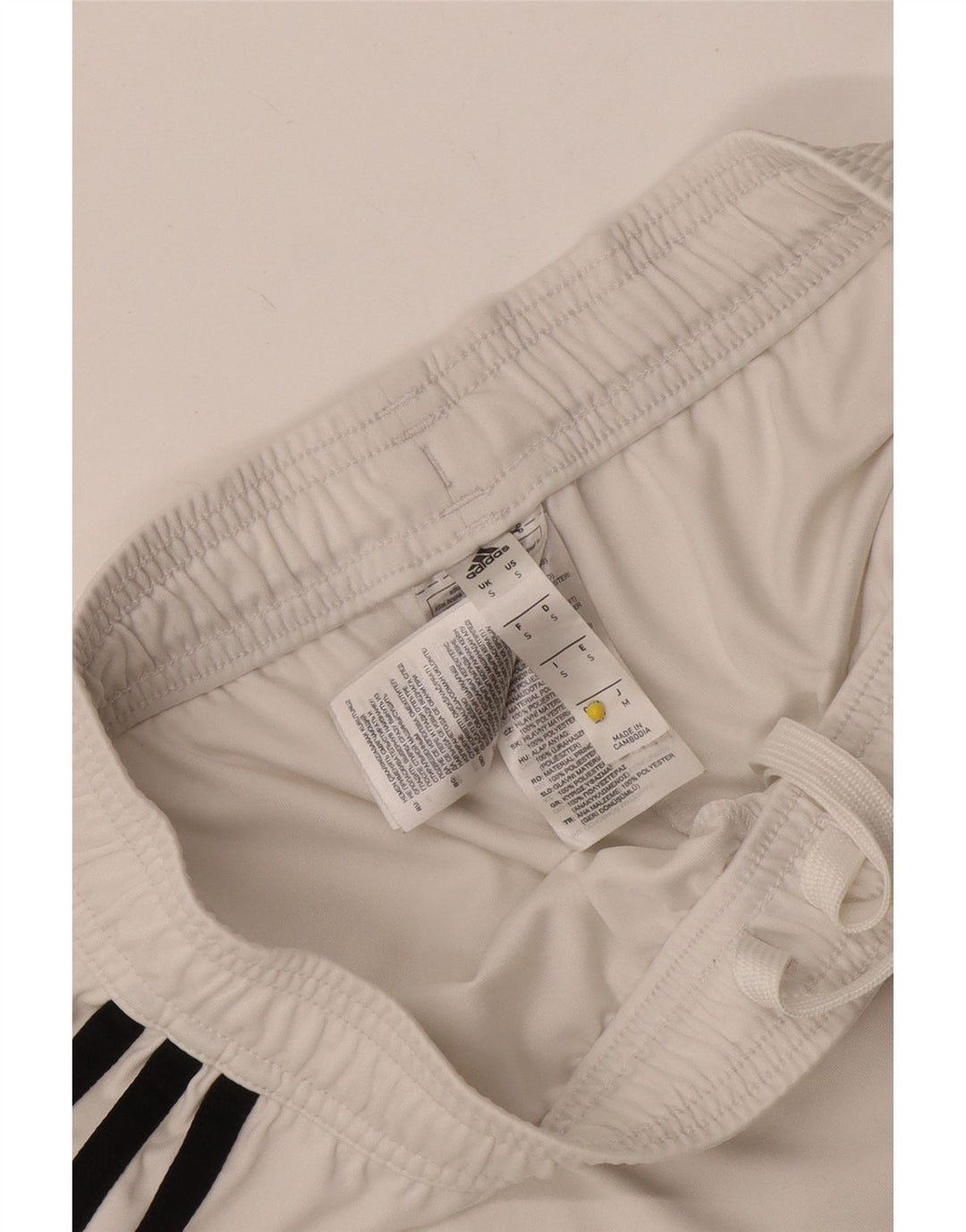 Męskie spodenki sportowe Adidas Juventus Juventus, małe, białe, poliestrowe