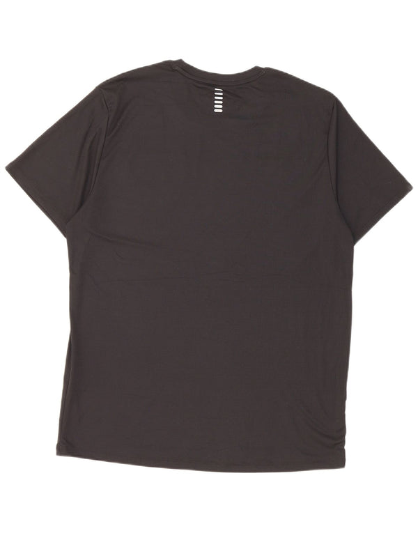 Męski dopasowany T-shirt Under Armour z grafiką, duży, czarny poliester
