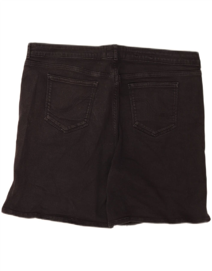 Damskie spodenki jeansowe Fat Face UK 16, duże, W38, czarne, bawełniane