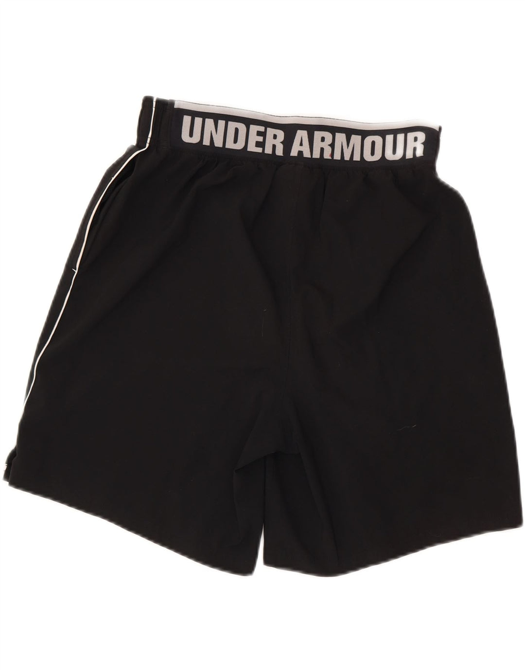 Męskie spodenki sportowe UNDER ARMOUR z grafiką, średni czarny poliester