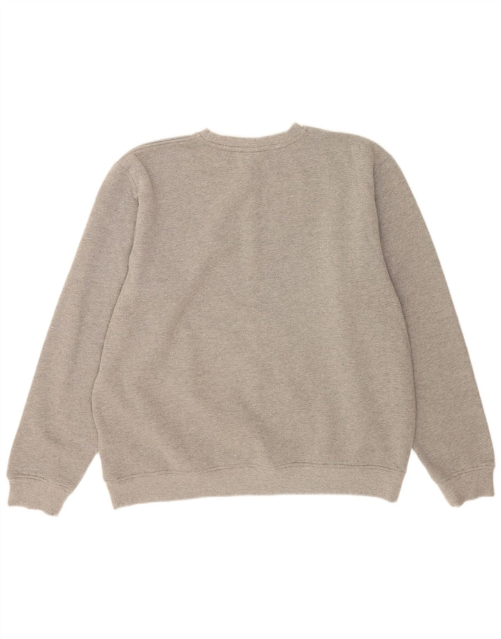 Męski sweter Kappa 2XL Szara bawełna