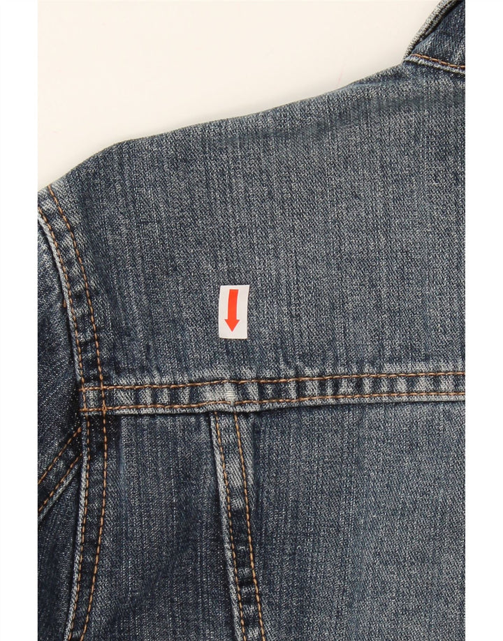 BENETTON Womens Denim Jacket UK 14 Medium Blue Vintage Benetton and Second-Hand Benetton from Messina Hembry 
