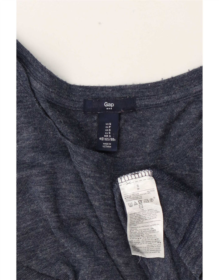 Damski top oversize Gap z długim rękawem, UK 10, mały, granatowy, poliester
