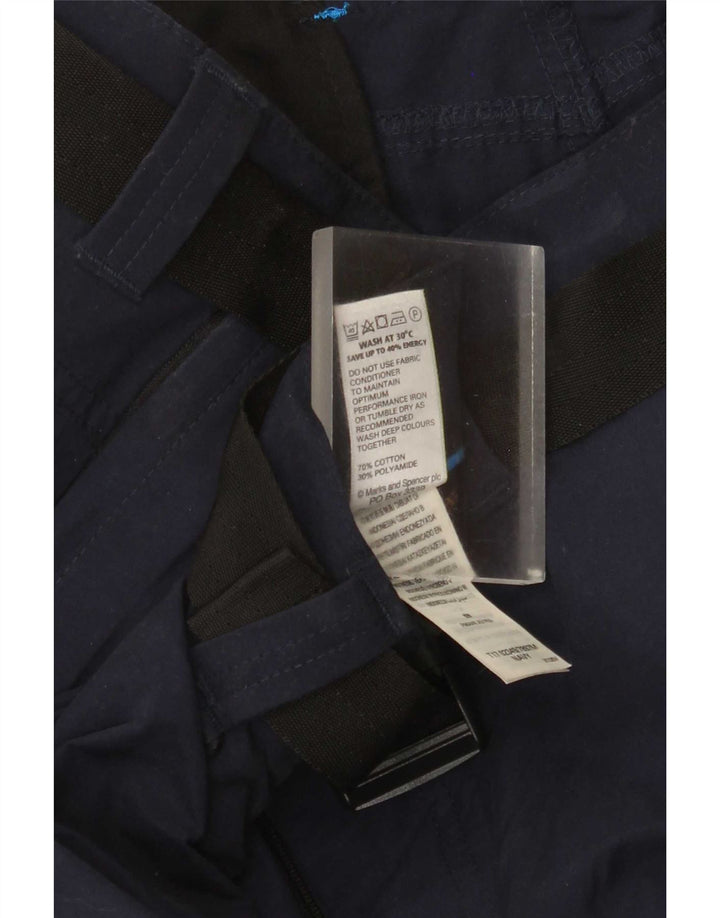 Męskie spodenki cargo Marks & Spencer W40 XL, granatowe, bawełniane