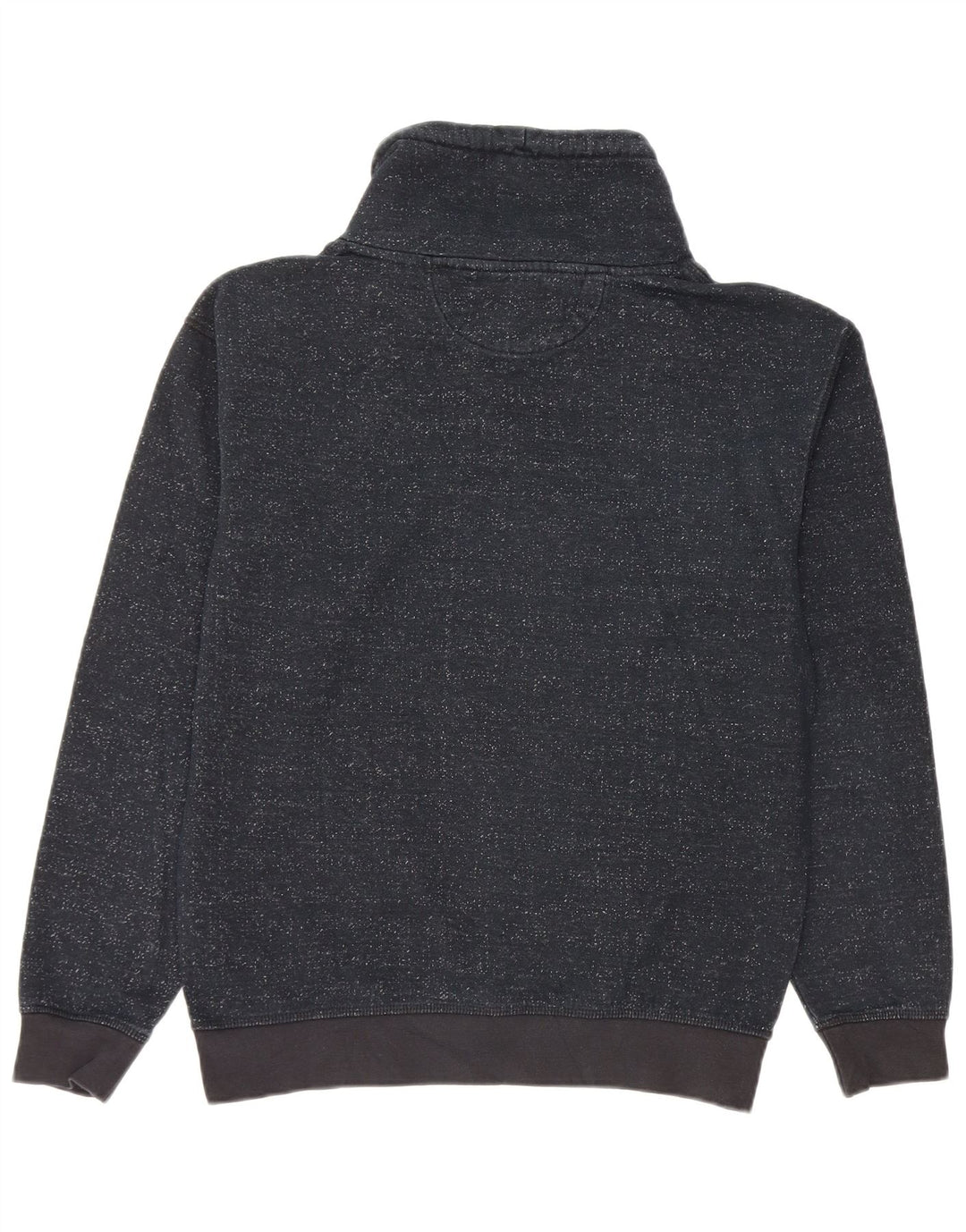 Męski sweter Zara, mały, granatowy, bawełniany w cętki