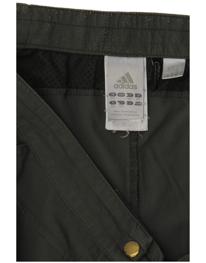 Damskie spodnie wiatrówkowe Adidas Cargo UK 12 w kolorze średnioszarym