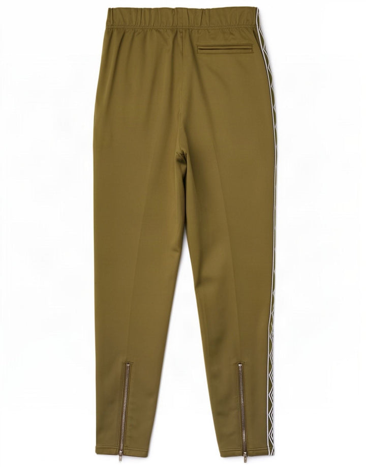Męskie spodnie dresowe Umbro z grafiką, średni khaki, poliester