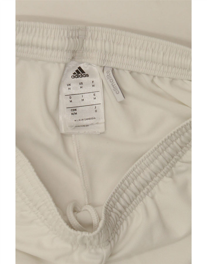 ADIDAS Boys Climalite Sport Shorts 9-10 Years Medium White Polyester Vintage Adidas and Second-Hand Adidas from Messina Hembry 