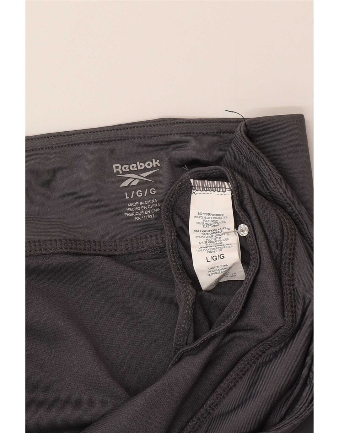 Damskie spodenki sportowe Reebok UK 16, duże, szary, poliester