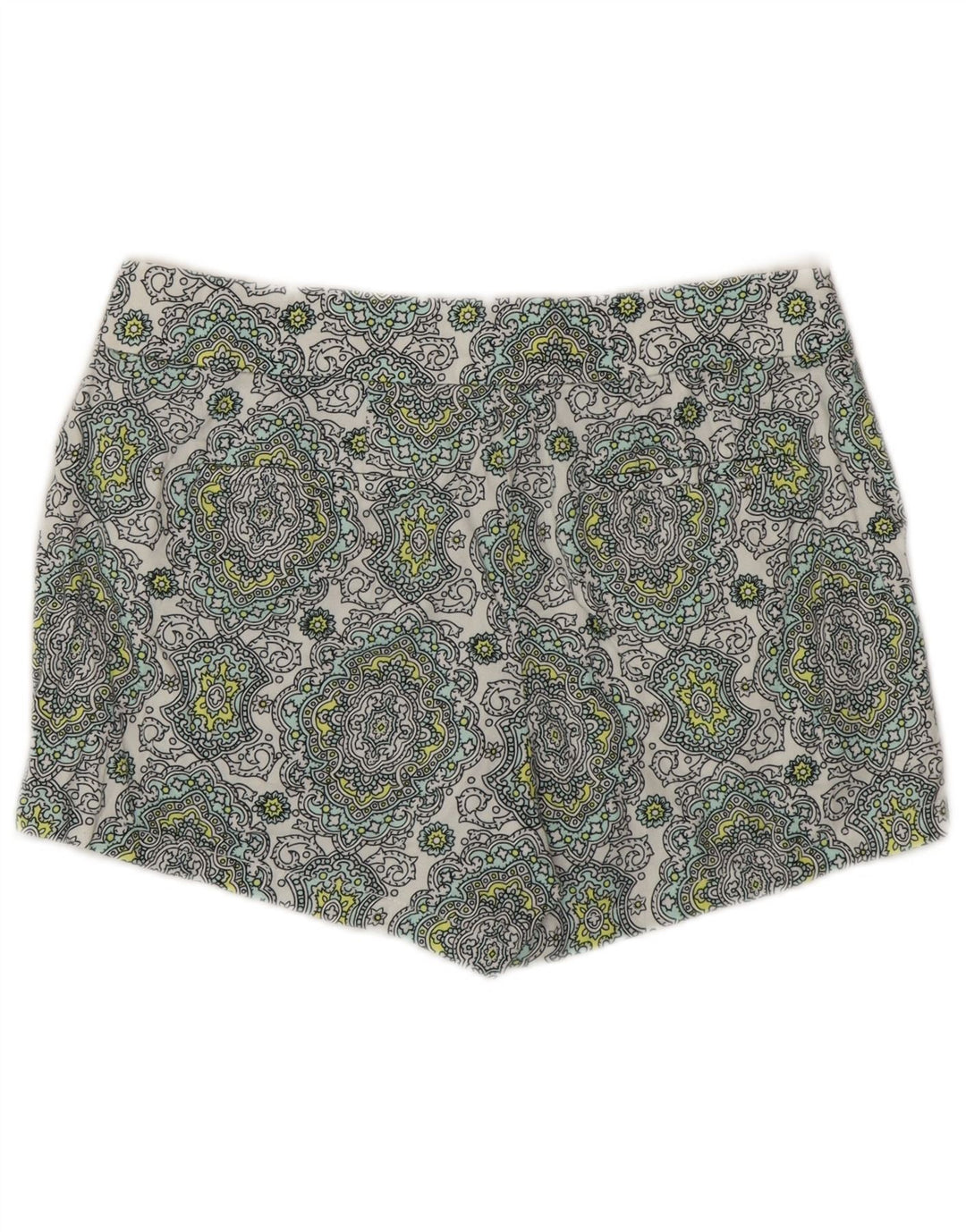 Damskie spodenki chino J. CREW US 2 XS W28, wielokolorowa bawełna Paisley