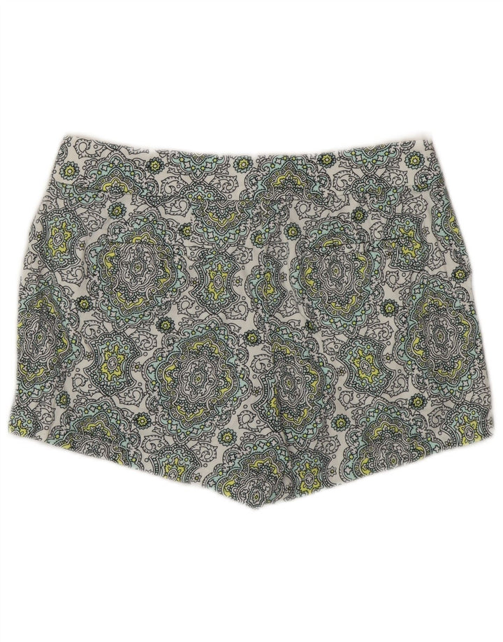 Damskie spodenki chino J. CREW US 2 XS W28, wielokolorowa bawełna Paisley