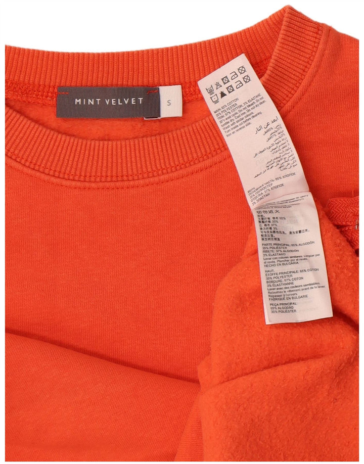 Damski sweter oversize MINT VELVET Crop UK 10 Small Orange