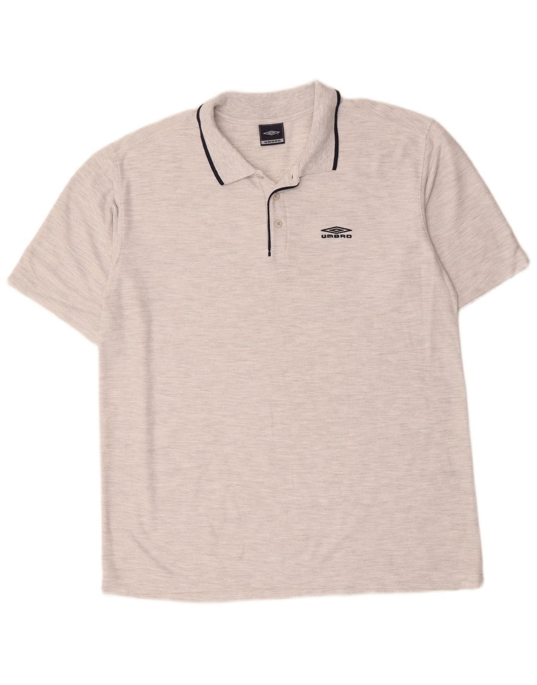Męska koszulka polo Umbro XL, bawełniana w szare paski