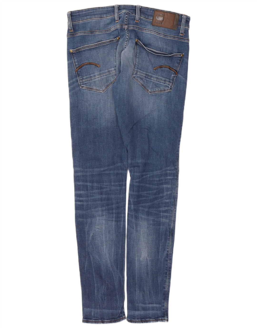 G-STAR Męskie jeansy Revend Skinny W32 L32 Niebieskie bawełniane