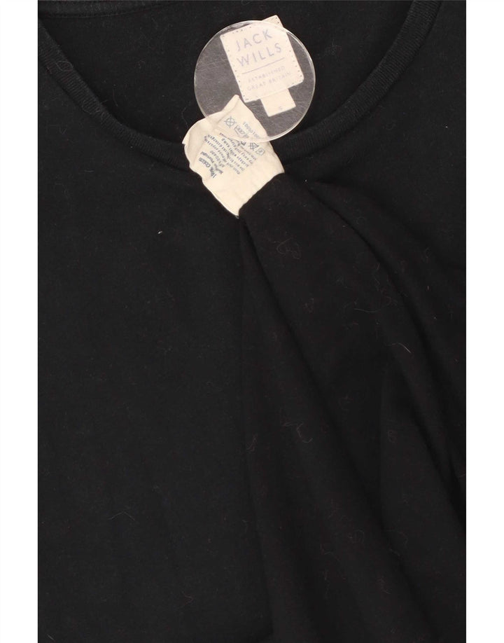 Męski T-shirt z grafiką Jack Wills, mały, czarny, bawełniany